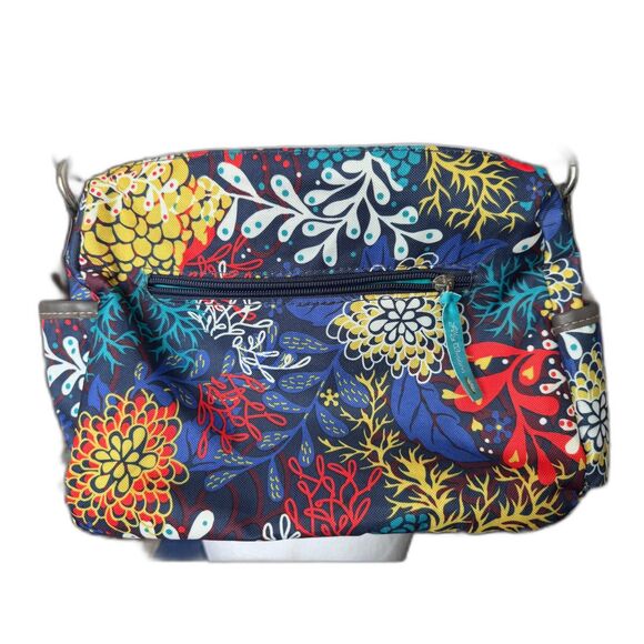 Lily Bloom Bag Purse Canvas Crossbody Adjustable Strap - Picture 2 of 10